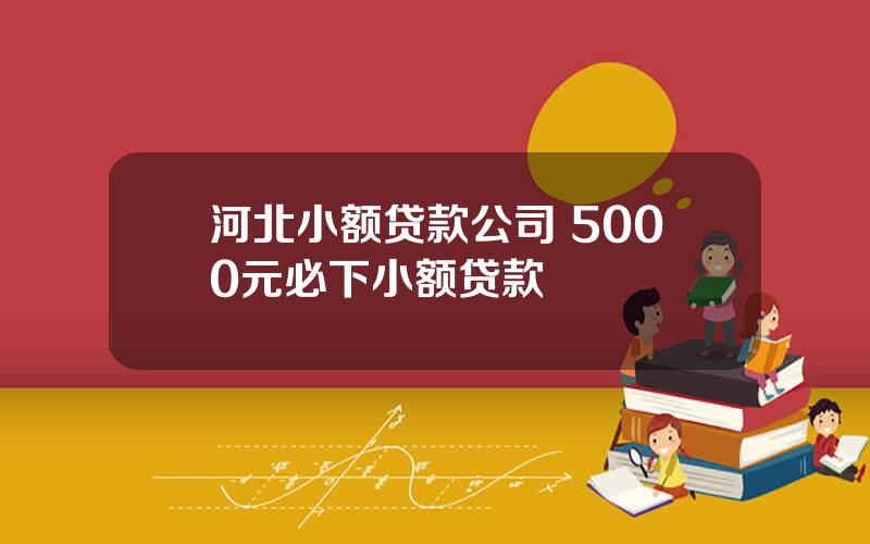 河北小额贷款公司 5000元必下小额贷款